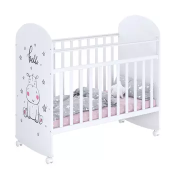 Детская кроватка Фея 701 Бегемотик