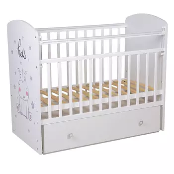 Детская кроватка Фея 750 Бегемотик