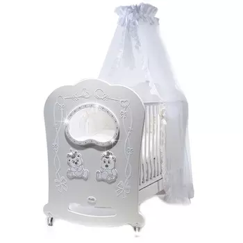 Детская кроватка Feretti Majesty Brillante OBLO качалка