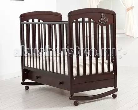 Детская кроватка Гандылян Джулия Бабочка качалка