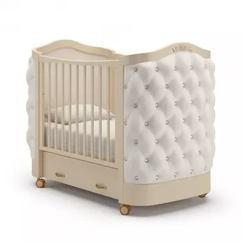 Детская кроватка Гандылян Тиффани Стразы колесо