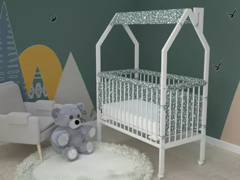 Детская кроватка Гном Домик Simply+