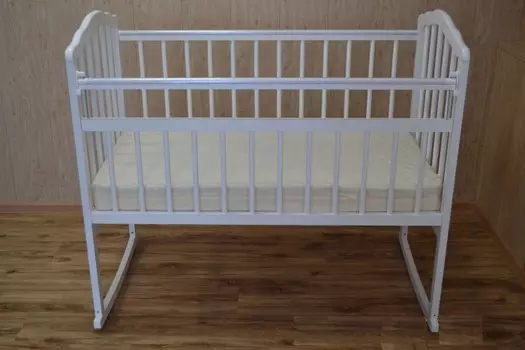 Детская кроватка Malika Melisa-2 (колесо-качалка)