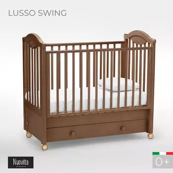 Детская кроватка Nuovita Lusso swing маятник продольный