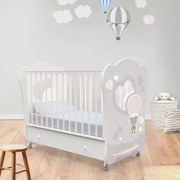 Детская кроватка Nuovita Stanzione Cute Bear swing поперечный маятник