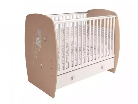 Детская кроватка Polini French 710 Amis (ящик)
