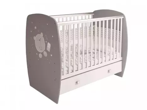Детская кроватка Polini French 710 Teddy (ящик)