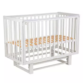 Детская кроватка Polini kids Simple 341 с маятником