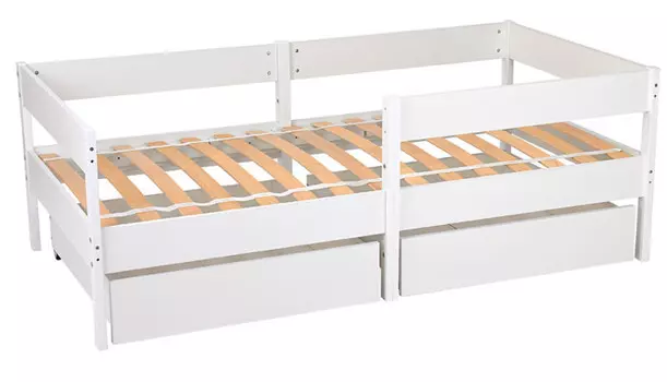 Детская кроватка Polini kids Simple 3435 с ящиками
