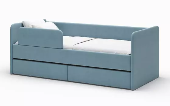 Детская кроватка Romack тахта Donny 2 с бортиком и ящиком 160х70 см