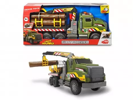 Dickie Грузовик Лесовоз свет, звук 54 см