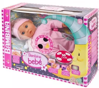 Dimian Кукла-пупс Bambina Bebe 42 см