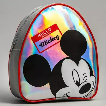 Disney Рюкзак через плечо Hello Mickey Микки Маус 23x20.5х6 см