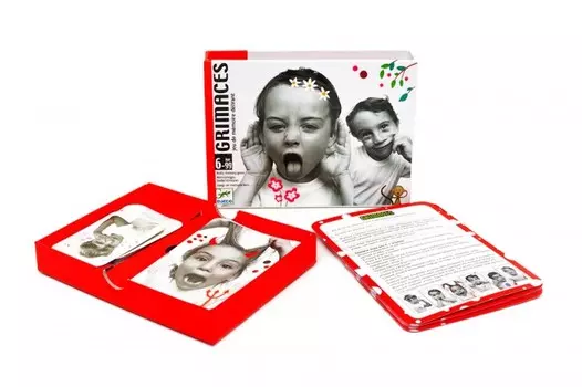 Djeco Детская настольная карточная игра Гримасы