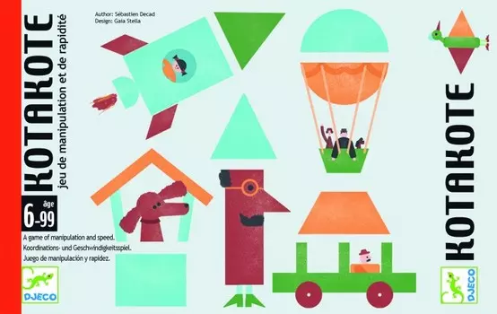 Djeco Детская настольная карточная игра Котакоте