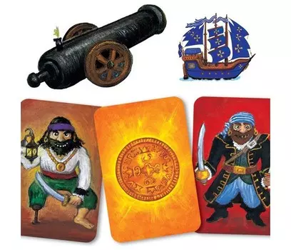 Djeco Детская настольная карточная игра Пират