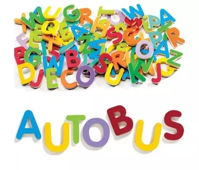 Djeco Детская развивающая магнитная игра Латинские буквы