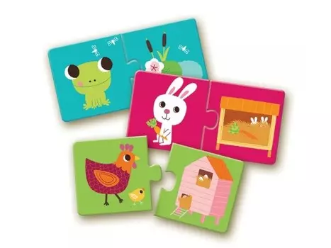 Djeco Игра-пара Где живет?