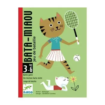 Djeco Карточная игра Бата-Мяу