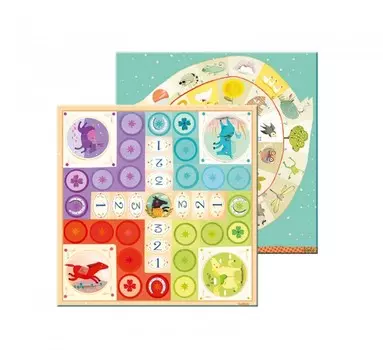 Djeco Комплект настольных игр Гусек и лошадки