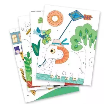 Djeco Набор цветного песка На природе