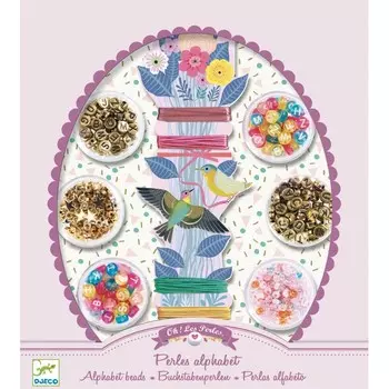 Djeco Набор для творчества бусинки Алфавит