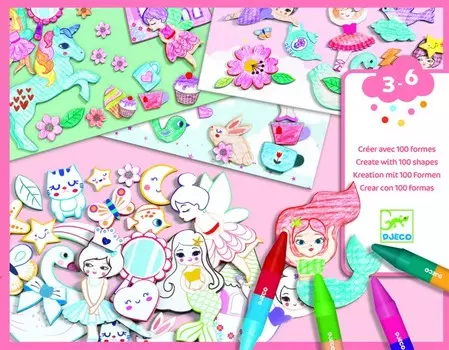 Djeco Набор для творчества Девочки