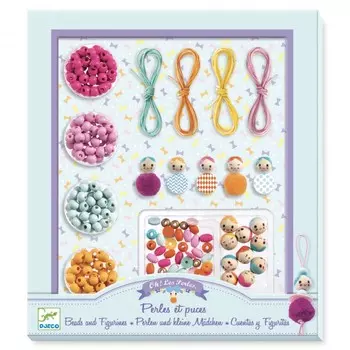 Djeco Набор для творчества Сделай сам Бусины и фигурки