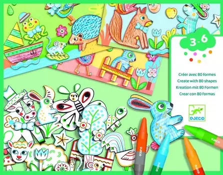Djeco Набор для творчества Животные 08997
