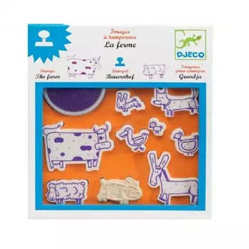 Djeco Набор штампов Ферма