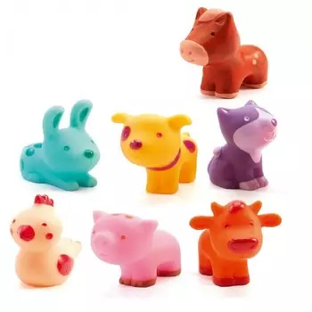 Djeco Набор животных На ферме 7 шт.