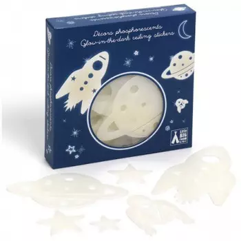 Djeco Наклейки на стену Космос 2 шт.