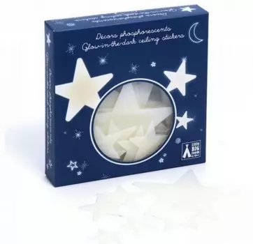 Djeco Наклейки на стену Звездочки