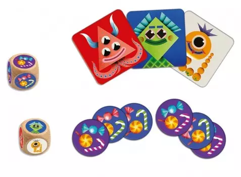 Djeco Настольная игра Смешной монстр