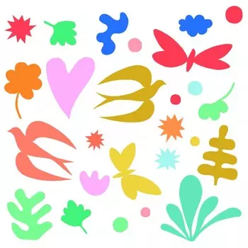 Djeco Оконные наклейки Фантазия 36 шт.