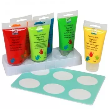 Djeco Пальчиковые краски 6 цветов