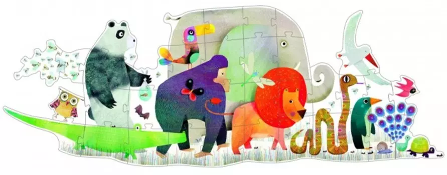 Djeco Пазл – гигант Животные