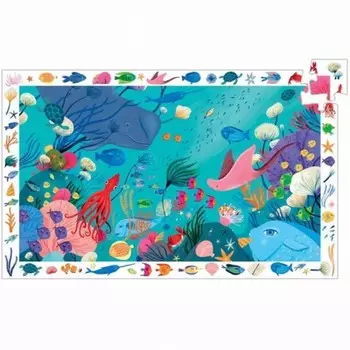 Djeco Пазл и игра на наблюдательность Океан 54 детали