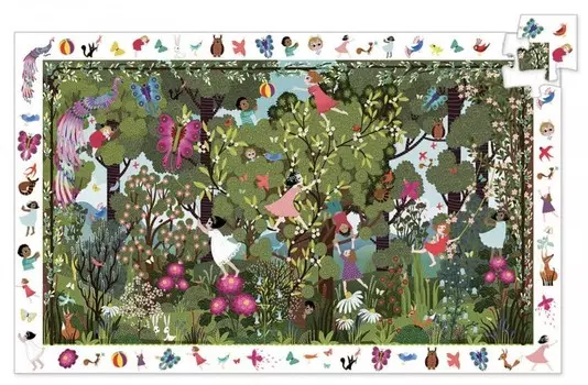 Djeco Пазл Игра в саду (100 деталей)