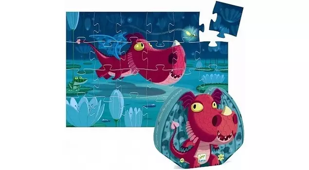 Djeco Пазл Эдмонд Дракон (24 элемента)