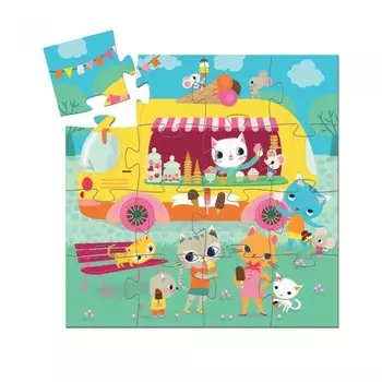 Djeco Пазл Мороженое 16 деталей