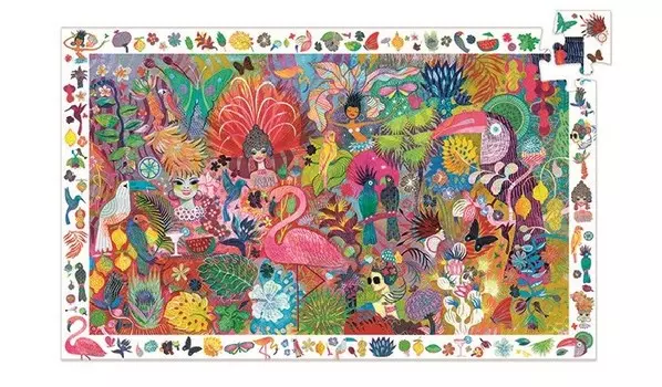 Djeco Пазл на наблюдательность Карнавал в Рио (200 элементов)