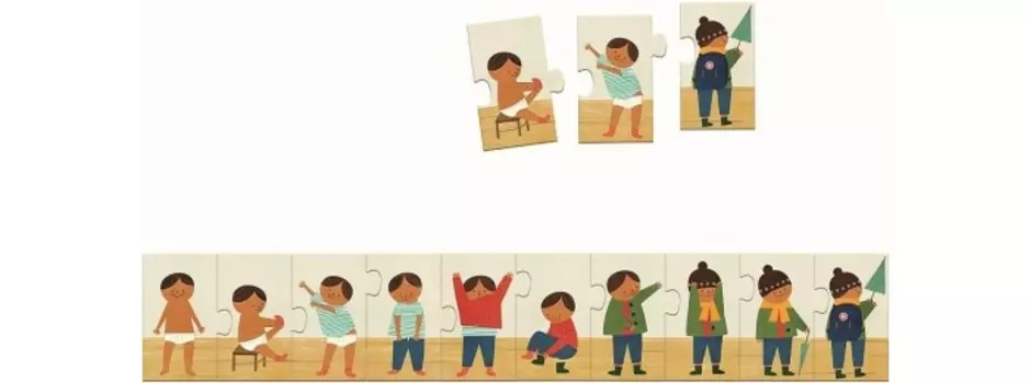 Djeco Пазл Трио Я одеваюсь!