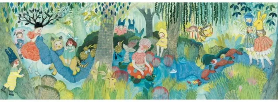 Djeco Пазл Вечеринка на реке (350 деталей)