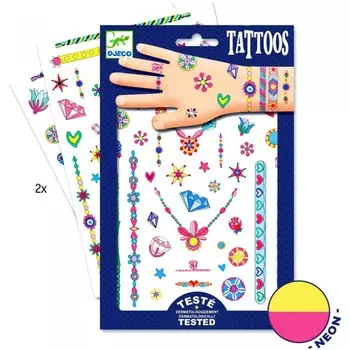 Djeco Татуировки Украшения Дженни