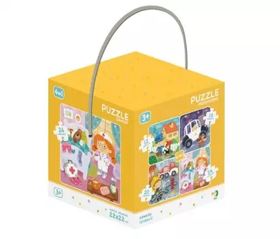 Dodo Пазл 4 в 1 Профессии