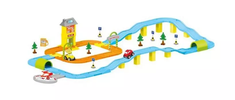 Dolu Игровой набор дорога с машинками