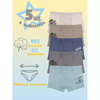 Donella Боксеры детские для мальчика 5 шт. 757012/5