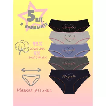 Donella Комплект трусов для девочек 5 шт. 518027/5