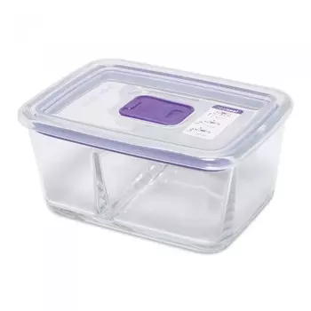 DOSH | HOME Контейнер с разделителем прямоугольный Sagitta 0.6 л